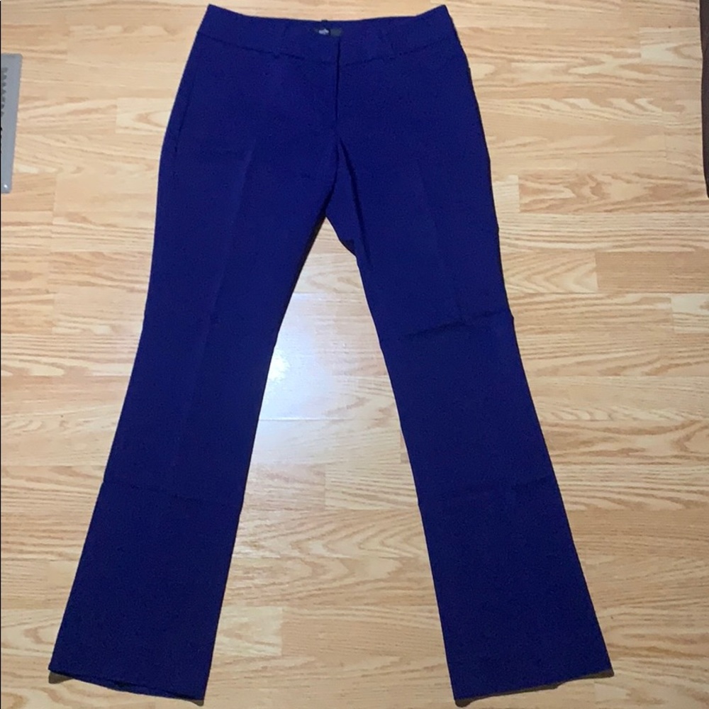 Slacks like new condition cobalt blue